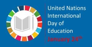 Why is January 24th designated as "International Education Day"?