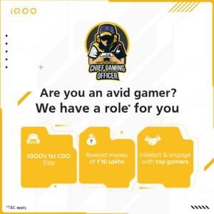 iQOO is looking for avid gamer